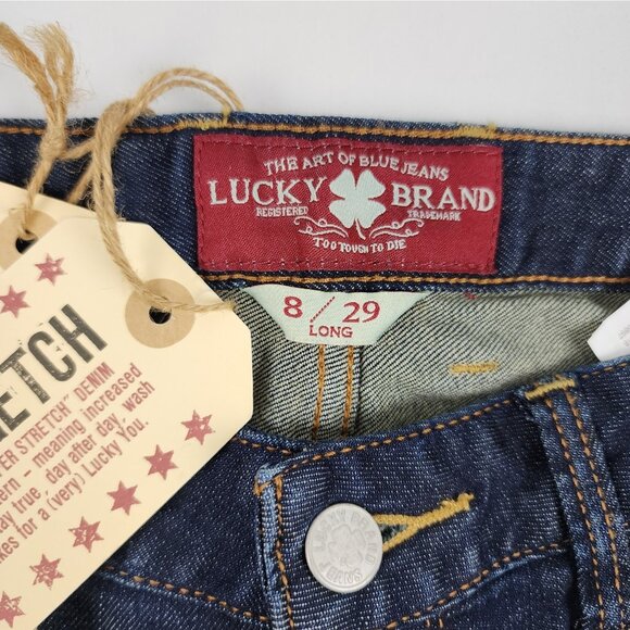 Lucky Brand Jeans Womens 8/29 Long Blue Lola Bootcut Denim (29x34) NWT - Picture 4 of 12